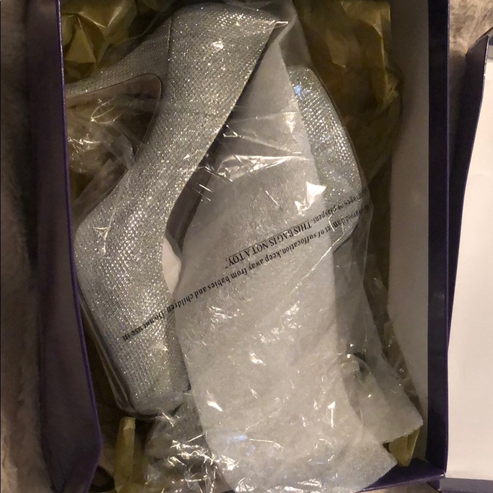 Silver heels